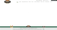 Desktop Screenshot of ponti.com
