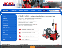 Tablet Screenshot of ponti.cz